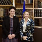 министър Людмила Петкова и президента ЕИБ Надя Калвиньо