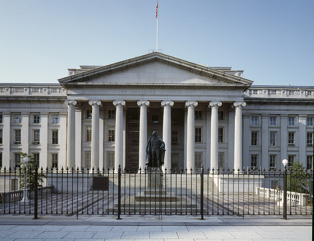 Министерство финанси САЩ U.S. Treasury Department