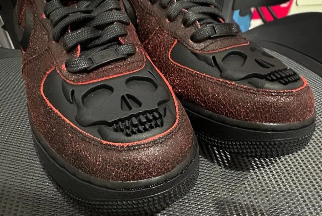 Nike добавя черепи на модела Air Force1 low за Хелоуин