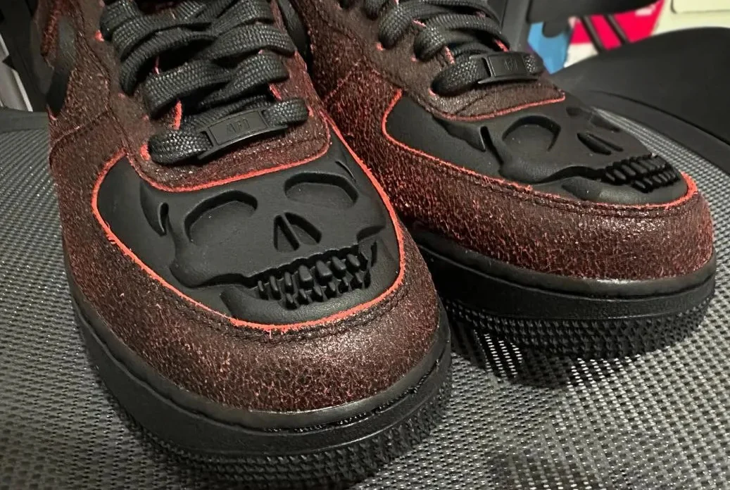 Nike добавя черепи на модела Air Force1 low за Хелоуин