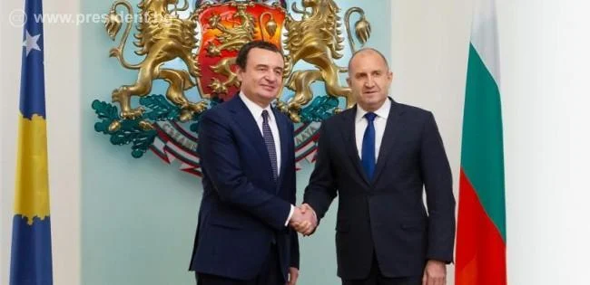 Президентът Румен Радев се срещна с премиера на Косово Албин Курти