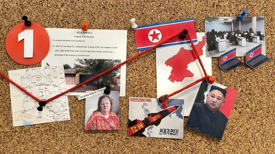 nordkoreansk trussel top illu med 1 tal