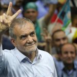 новоизбрания президент на Иран Масуд Пезешкиан