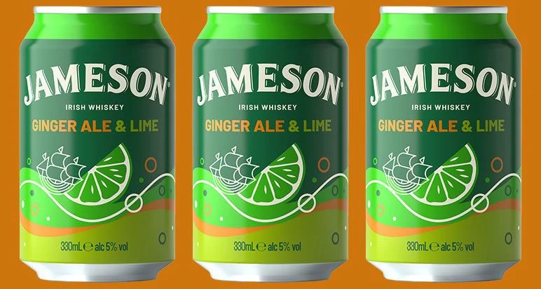 Jameson се завръща в RTD сегмента с по-голямо кенче Ginger Ale & Lime