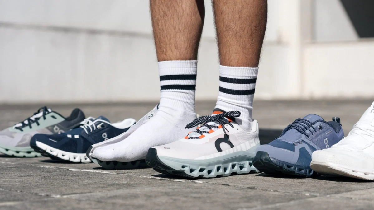 on shoes 132