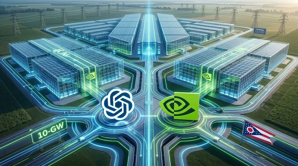 OpenAI и Nvidia планират 10-гигаватов мегакомплекс