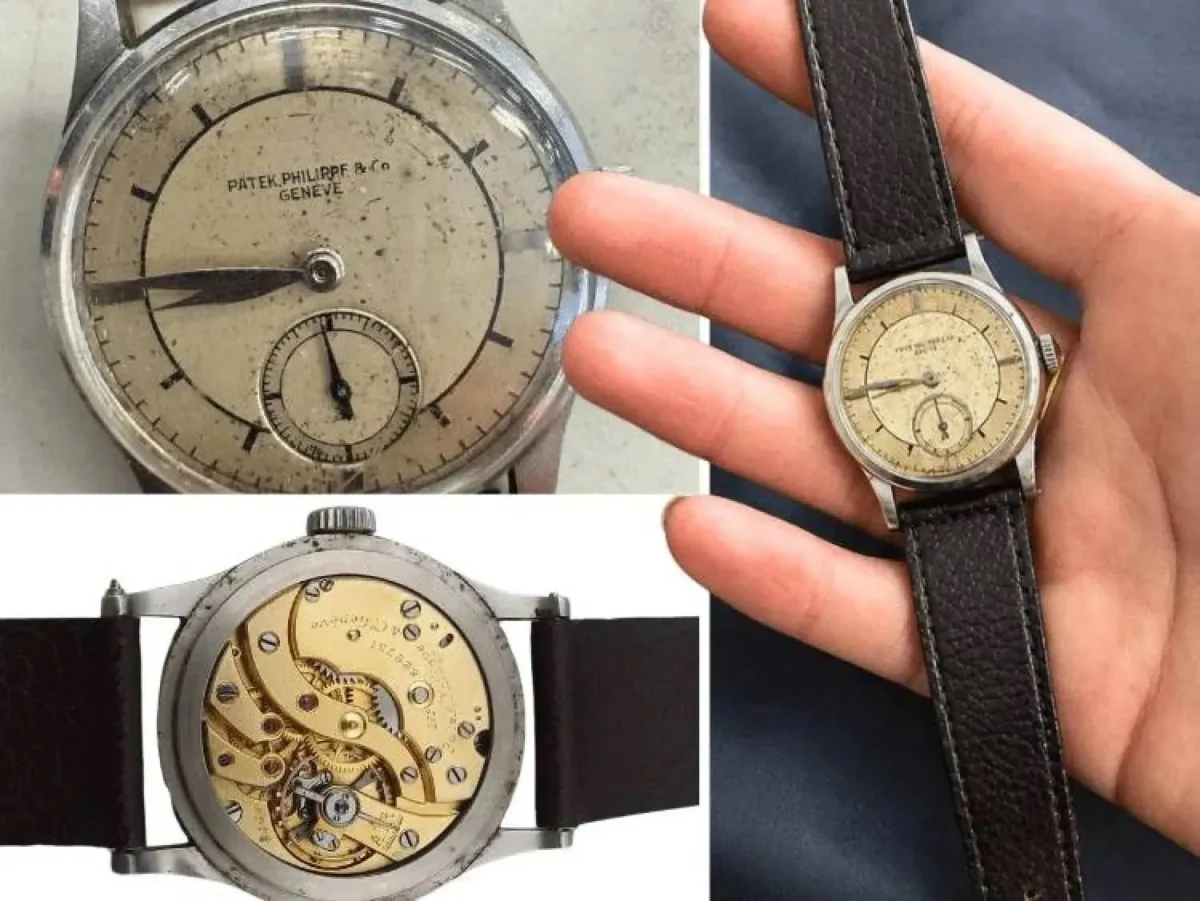 Рядък часовник Patek Philippe открит в кутия с бижута, беше продаден за 59 000 лири на търг