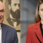 Кандидатът на БСП за еврокомисар Цветелина Пенкова разговаря с премиера Димитър Главчев