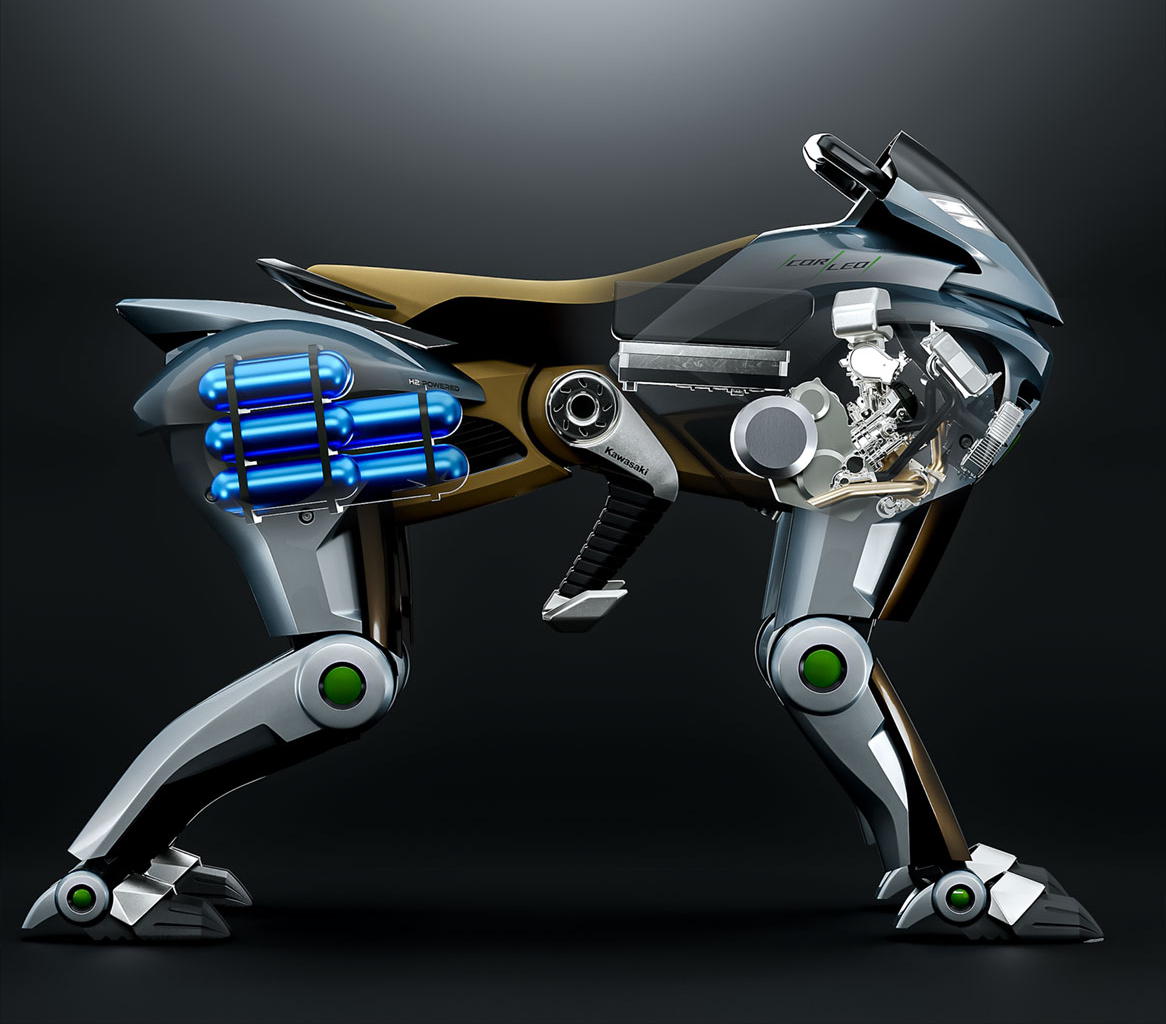 Kawasaki представя Corleo: водороден робот-кон за офроуд приключения