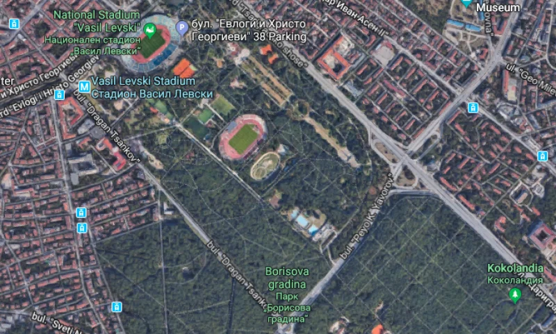 plan borisovata gradina