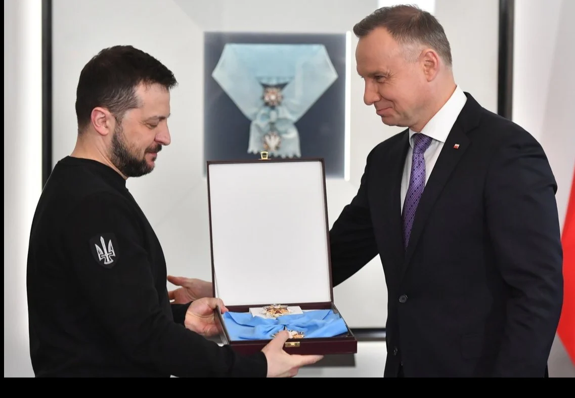 Полският президент отне най-високото отличие, дадено на Зеленски