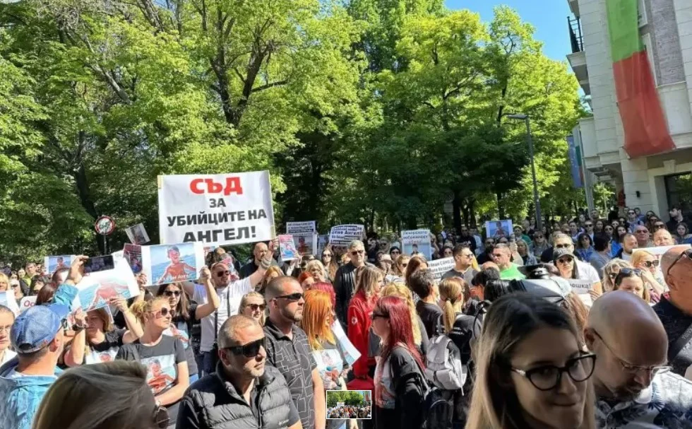 Възникна напрежение на протеста заради смъртта на 6-годишния Ангел от Пловдив
