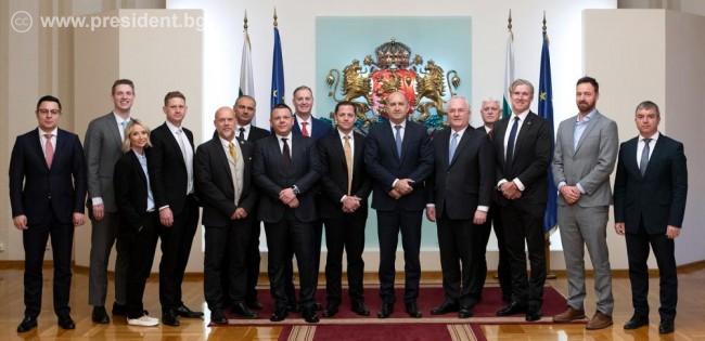 Президент Румен Радев фирми от САЩ