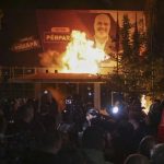 Има ранени демонстранти и полицаи на протест срещу правителството на Еди Рама