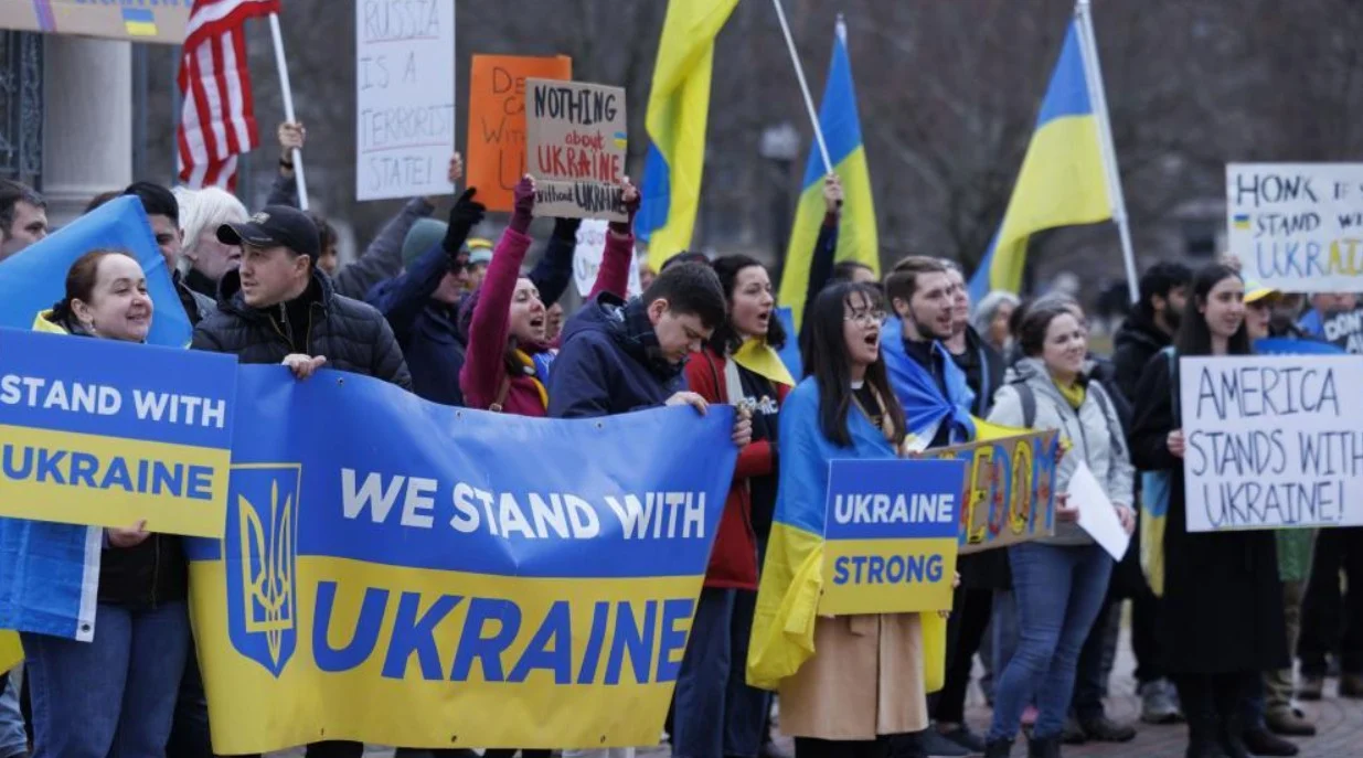 Проукраински протести се проведоха в САЩ