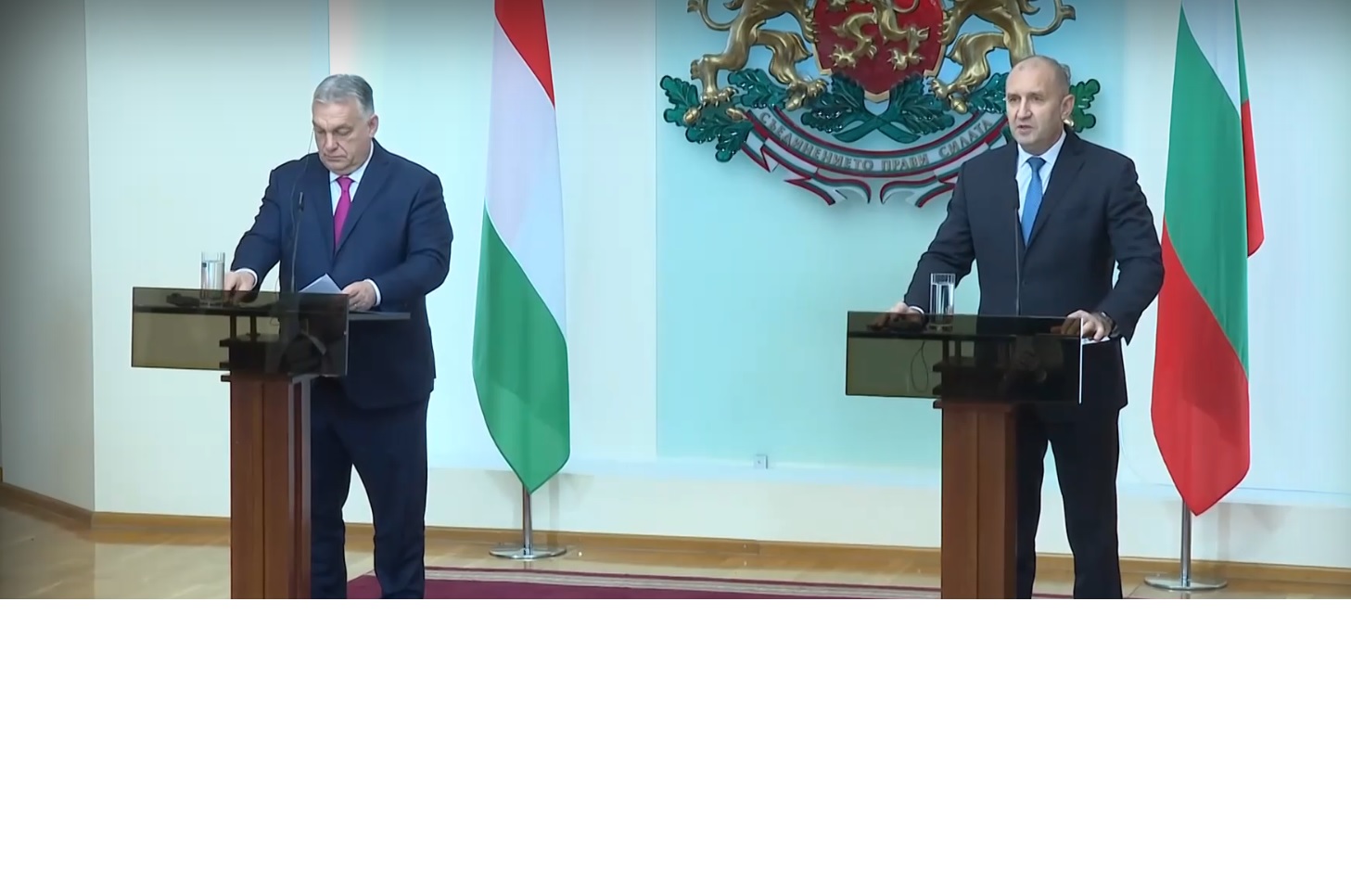 Радев е доволен, че Орбан е първият му гост на Игнажден