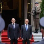 Подкрепата за Украйна и поддръжката на F-16 бяха в основата на разговорите между Туск и Радев