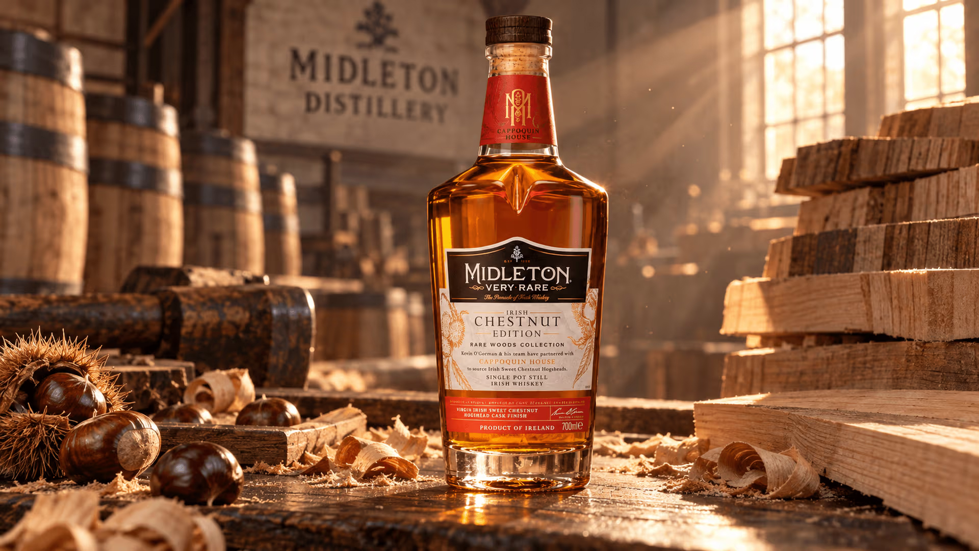 Дестилерията Midleton представя Very Rare Irish Chestnut Edition - уиски, отлежавало в бъчви от кестен 4 Дестилерията Midleton представя Very Rare Irish Chestnut Edition - уиски, отлежавало в бъчви от кестен