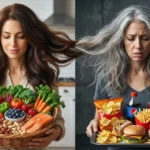 Изненадваща връзка между храненето и побеляването на косата
