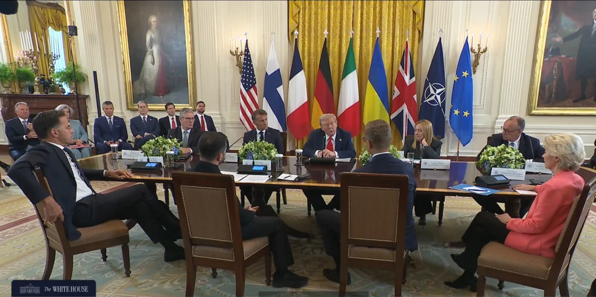 srestha tramp evropejski lideri