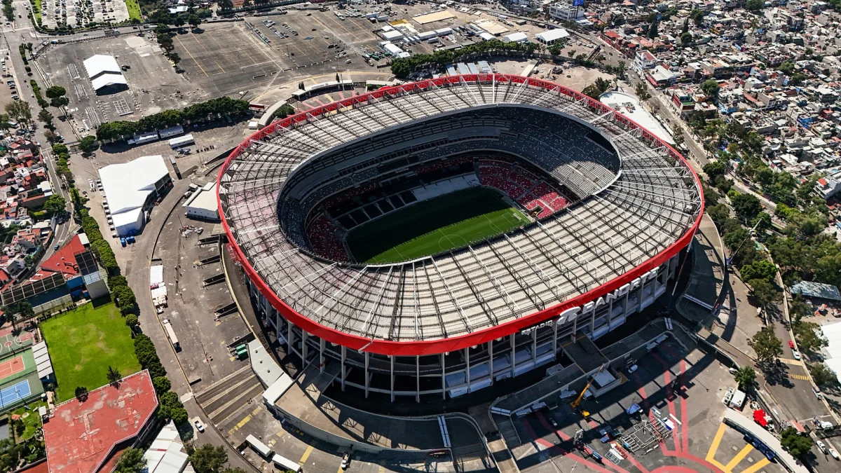 стадион Ацтека Estadio Azteca в Мексико Сити Банорте
