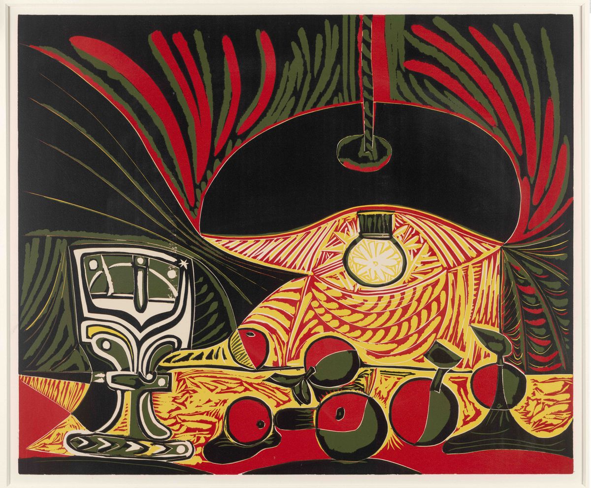 still life under the lamp 1962 succession picasso dacs london 2024