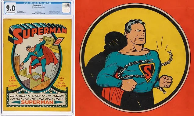 Комиксът Superman No. 1 от 1939 г. продаден на търг за рекордните 7.6 млн. долара