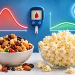 Микс от ядки и сушени плодове или пуканки: Коя закуска е по-добра за кръвната захар?