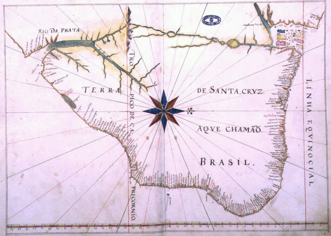 terra de santa cruz aque chamao brasil por joao