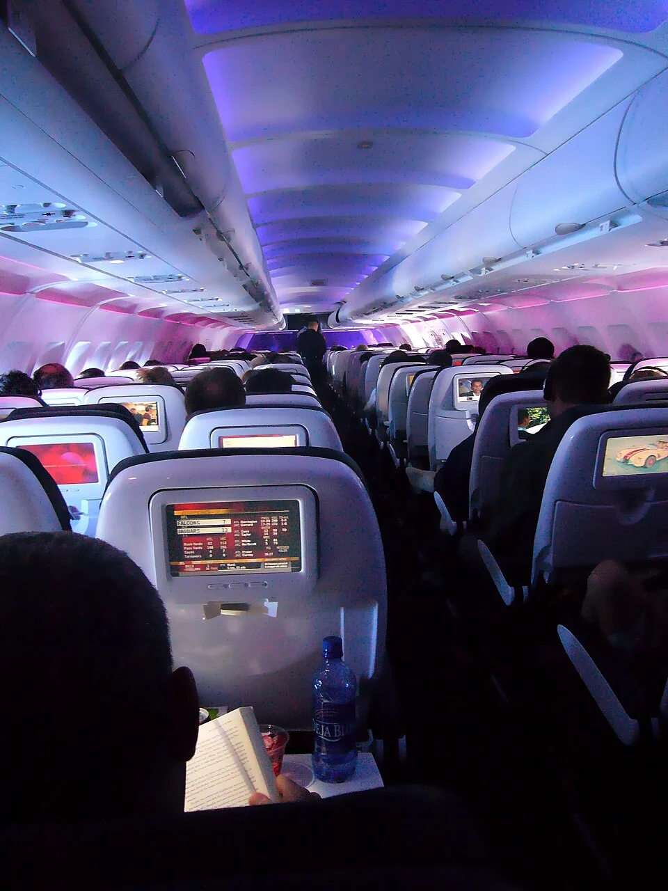 tesnofyuzelazhni samoleti virgin america airplane interior