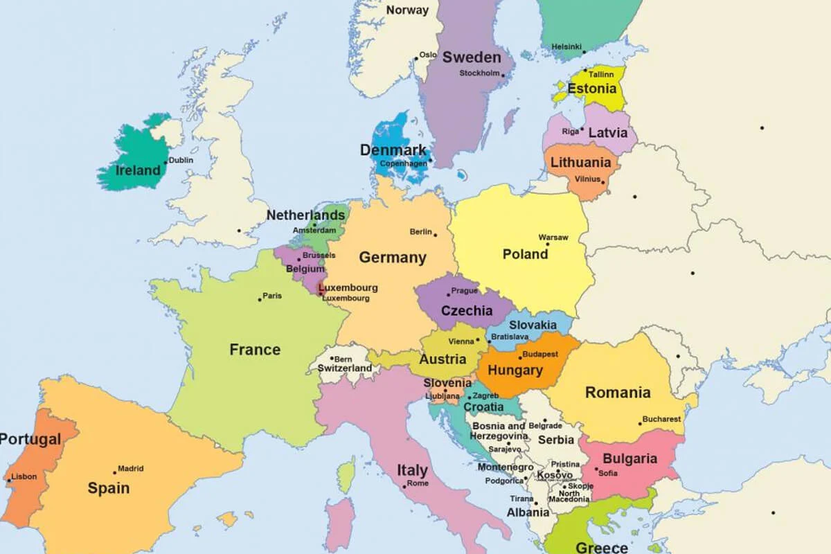 the average height in europe 1