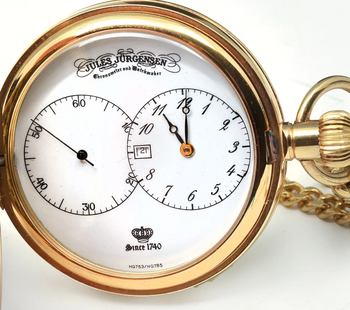 Златният джобен часовник на пътника от първа класа Исидор Страус