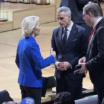 Андрей Гюров разговаря с Урсула фон дер Лайен в Париж за Плана за възстановяване