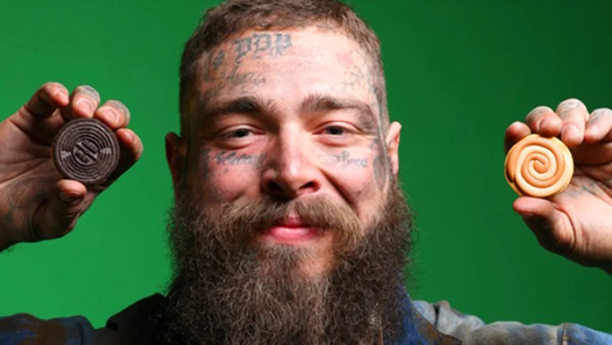 Oreo пуска нова бисквитка в сътрудничество с певеца Post Malone