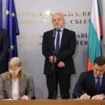 вицепрезидентът на Световната банка за Европа и Централна Азия Антонела Басани и Бойко Таков
