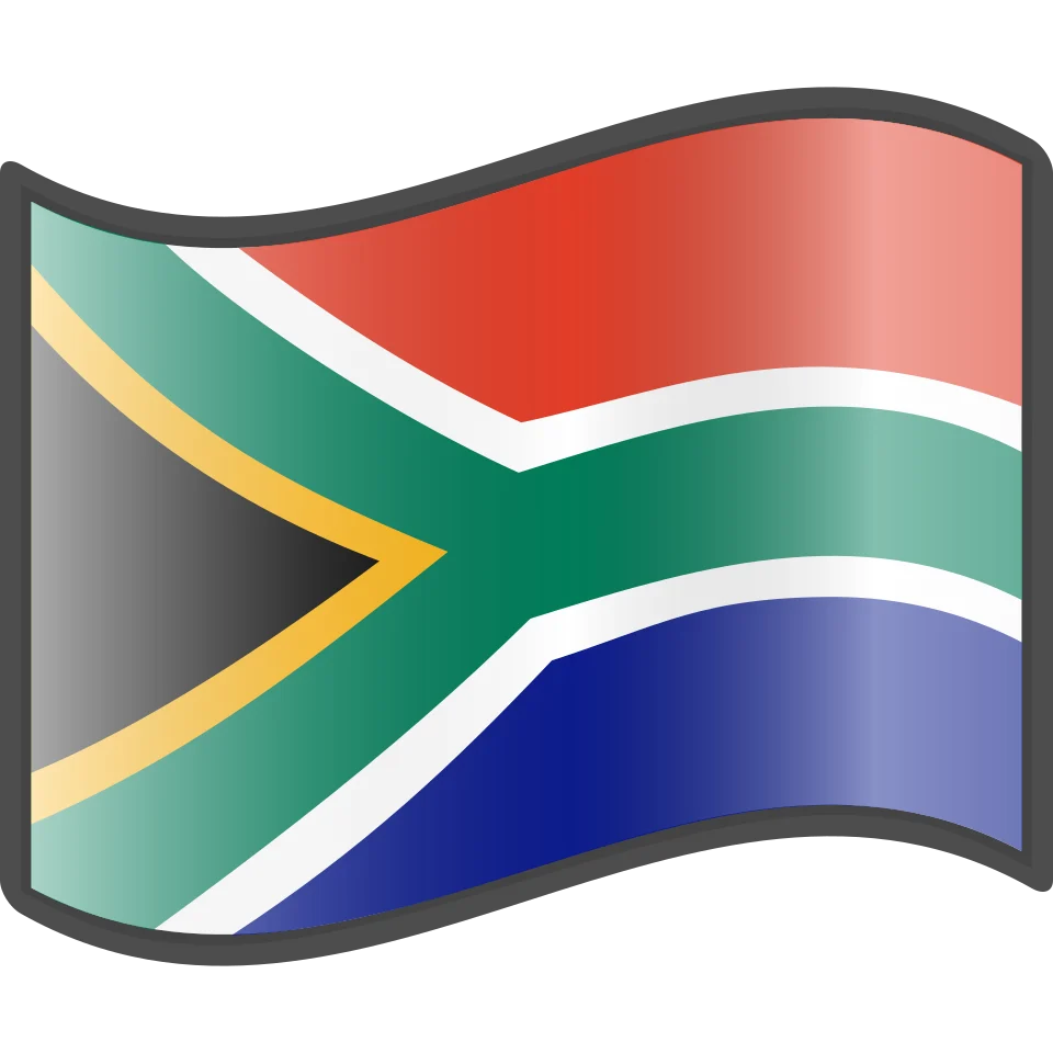 yuzhna afrika nuvola south african flag