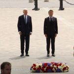 Макрон организира пищна церемония за визитата на Байдън