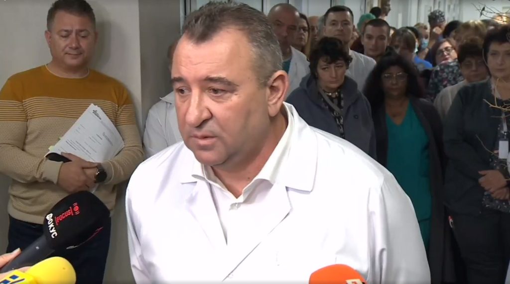 д-р Валентин Димитров, директор на "Пирогов"