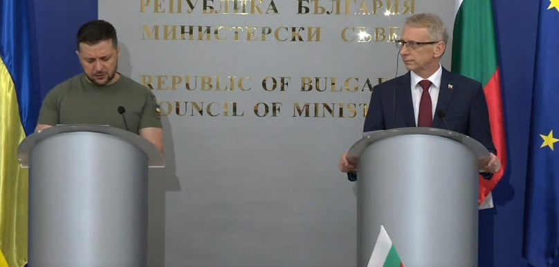 Володимир Зеленски и Николай Денков