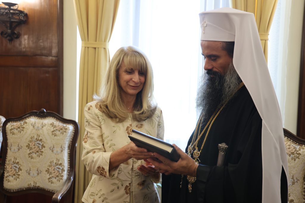 Патриарх Даниил прие Горица Грънчарова-Кожарева