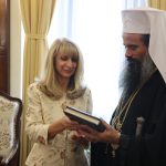 Патриарх Даниил прие Горица Грънчарова-Кожарева