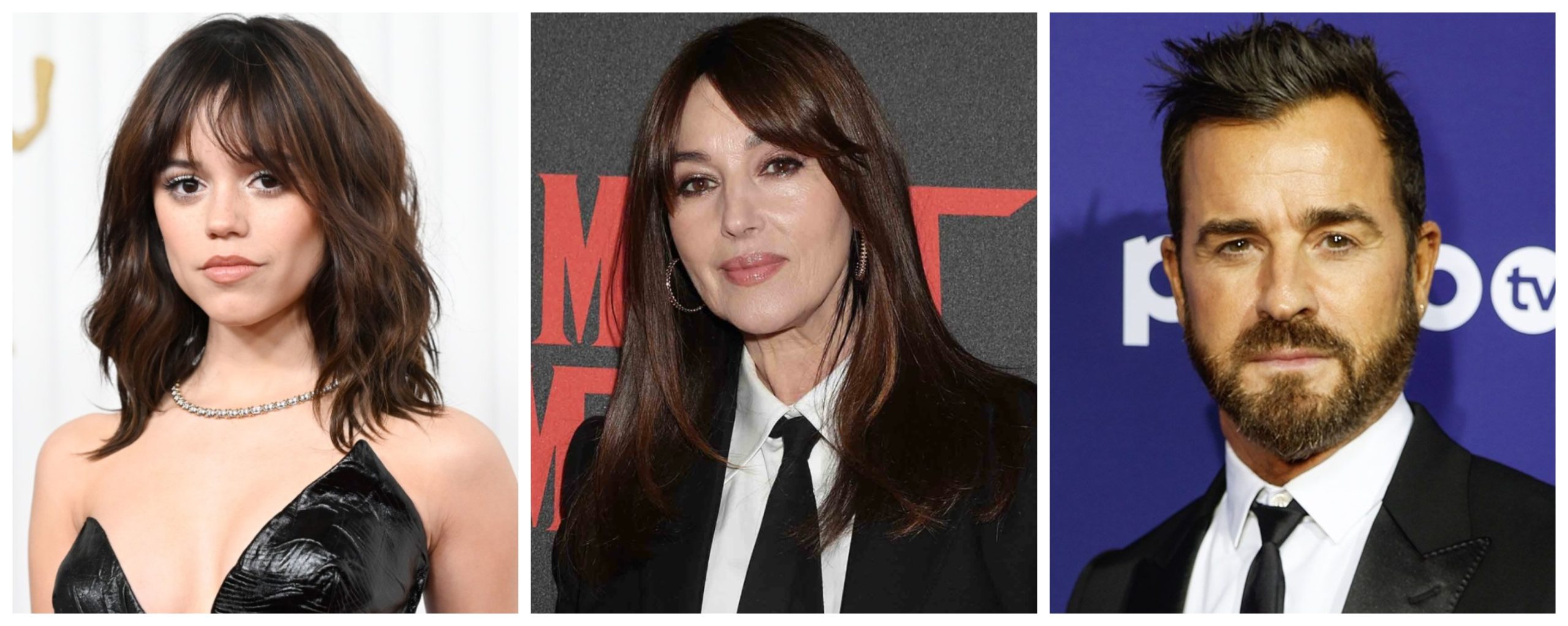 Джена Ортега, Моника Белучи и Джъстин Теру