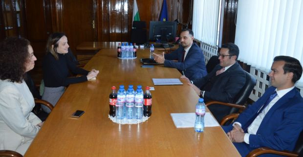 Александър Пулев и изпълнителния директор на Британско-българската бизнес асоциация (БББА) Десислава Митева