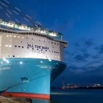 Ane Maersk Мерск контейнеровоз биогориво