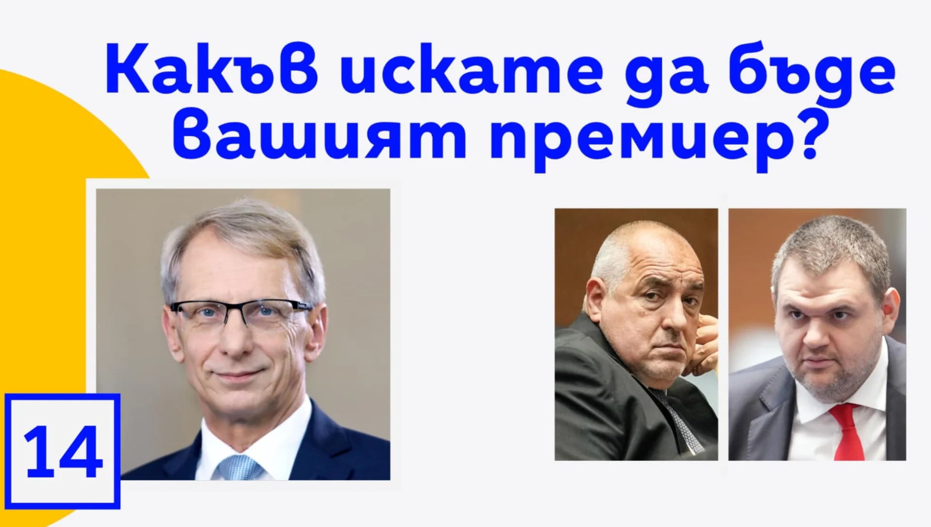 Денков, Борисов, Пеевски, билборд
