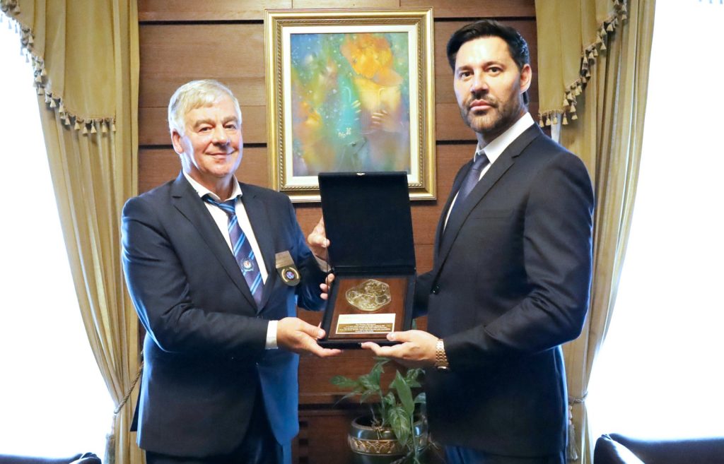 The International Police Association (IPA) awarded the Honorary Consul of Moldova Eng. Dr. Vesselin Chipev with the highest order Madara Rider
