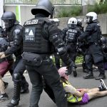 Протестиращи и полицията влязоха в сблъсъци в германския град Есен