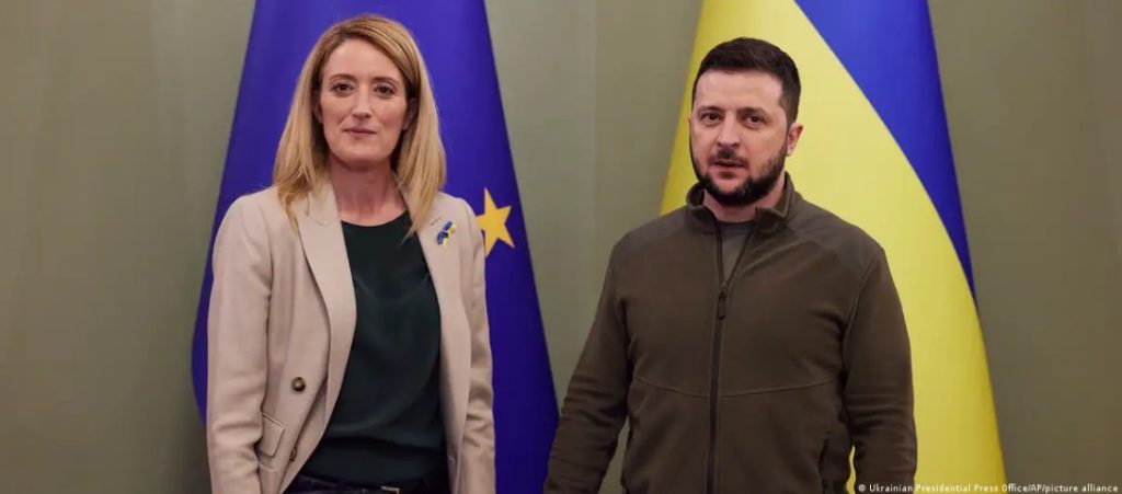 Въздушна тревога прекъсна пресконференцията на Зеленски и Мецола в Киев 5 Въздушна тревога прекъсна пресконференцията на Зеленски и Мецола в Киев