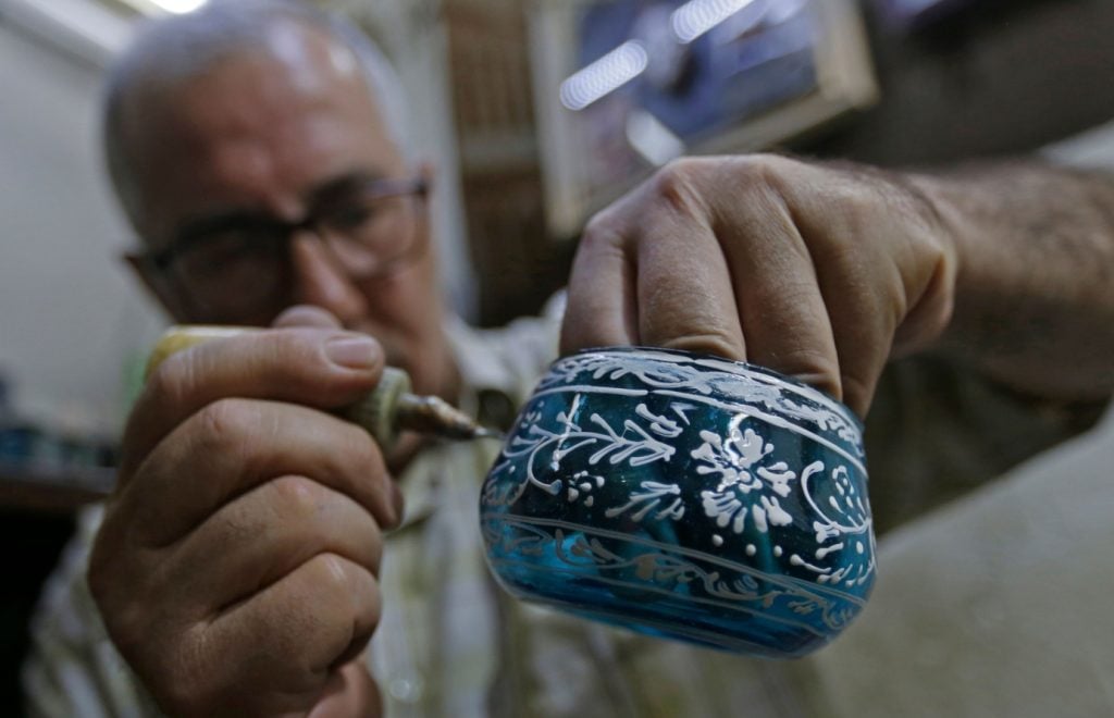 Сирийското стъклодувство.