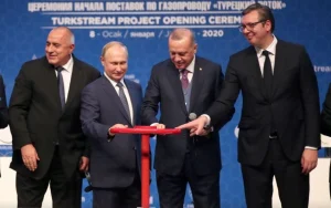 Турски-поток-Борисов-Путин-Ердокан-Вучич печатница